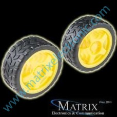 Wheel - 65mm (Rubber Tire, Pair)